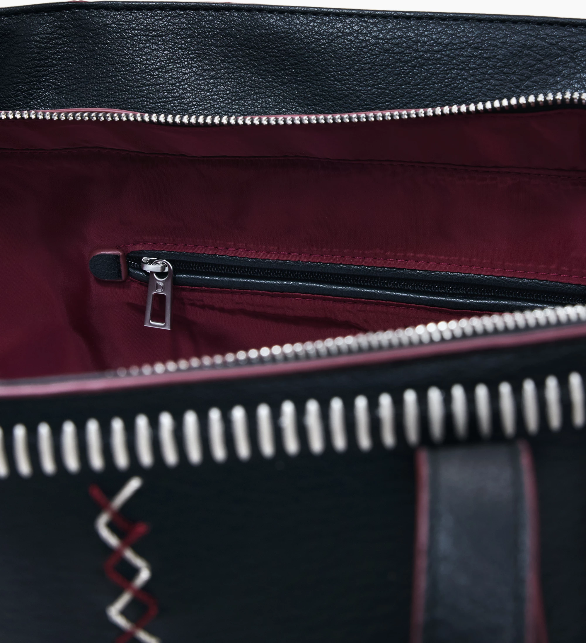 Çantë për femra Desigual Manhattan Pespuntes Guimar, e zezë