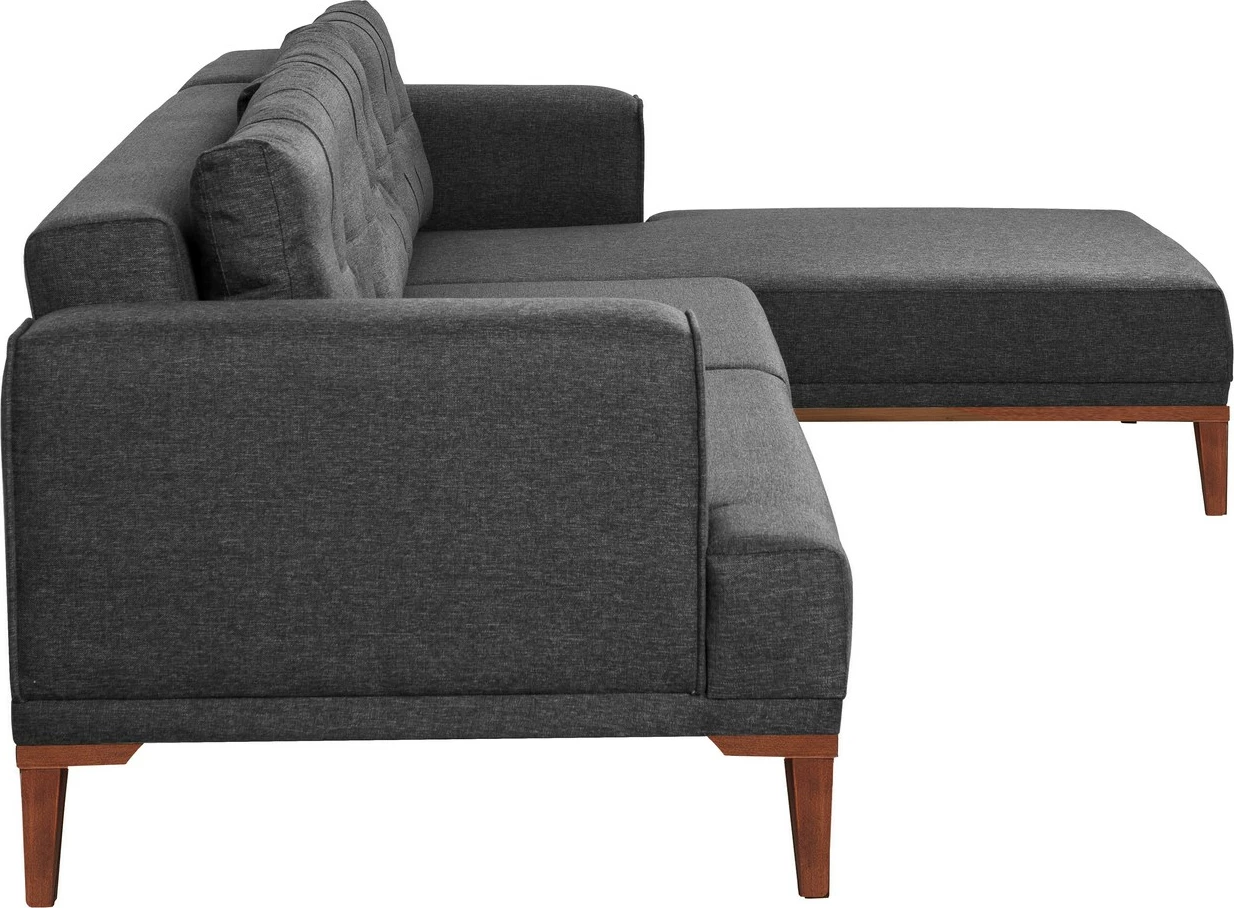 Këndore Atelier del Sofa, Vina, anthracite dhe walnut