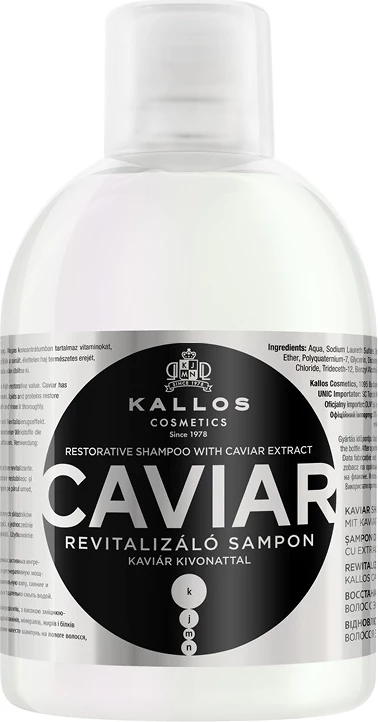 Shampon për femra Kallos Caviar Restorative, 1000ml
