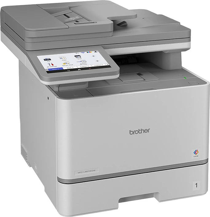 Printer multifunksional Brother MFC-L8970CDW, lazer me ngjyra A4, 31ppm, duplex, ADF 80 fletë, 250 fletë, gri