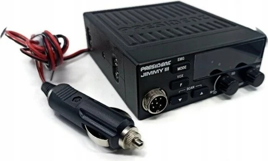 Radio CB PRESIDENT Jimmy III, AM/FM, e zezë