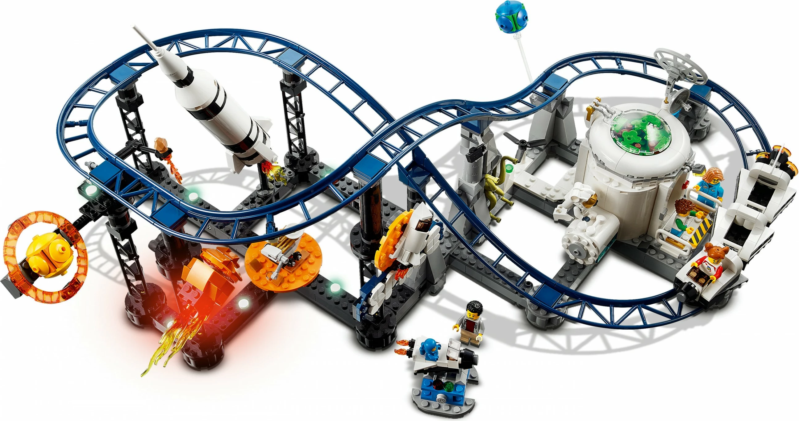 Set ndërtimi LEGO Space Roller Coaster, 9 vjeç+, 874 pjesë, Plastikë
