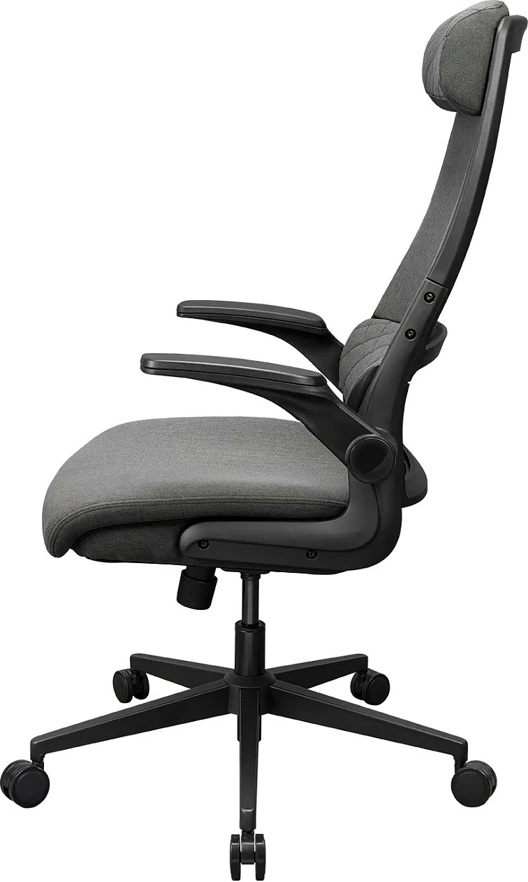 Karrige gaming/zyre Cougar Stryder, pëlhurë, ergonomike, 120 kg, gri/zezë