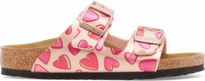Sandale për fëmijë Birkenstock Arizona Kids 1030434, electric metallic copper hearts
