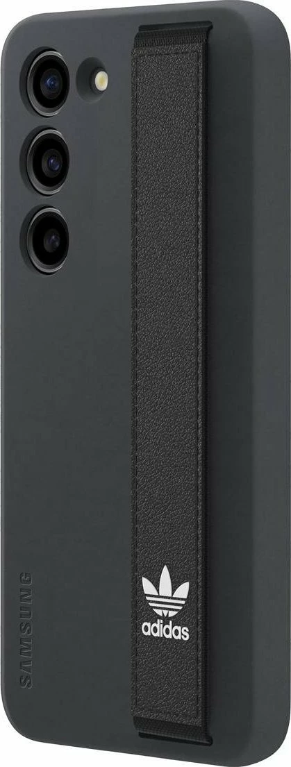 Rrip për Mbështjellës Samsung Adidas Originals Grip Case GP-TOS911TLBBW, për Galaxy S23/S23+/S23 Ultra, silikon/elastik, i zi