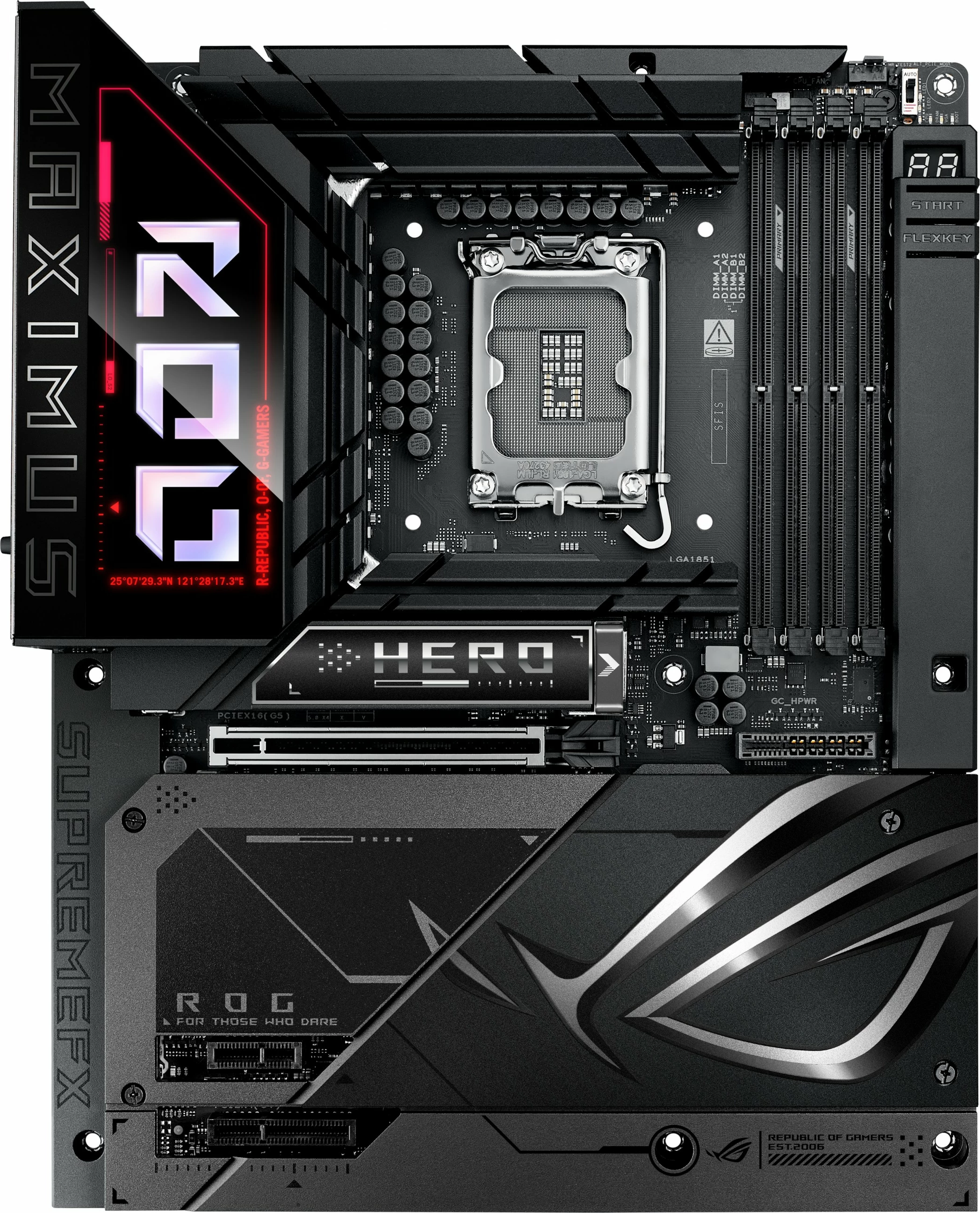 Pllakë amë ASUS ROG MAXIMUS Z890 HERO BTF, Intel, LGA 1851, DDR5, 256 GB