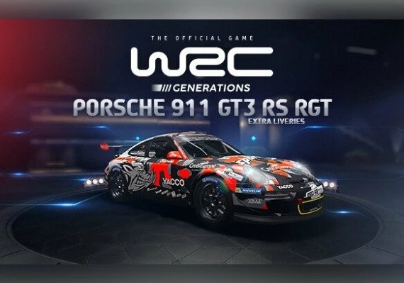 WRC: Generations - Porsche 911 GT3 RS RGT Extra liveries DLC Global