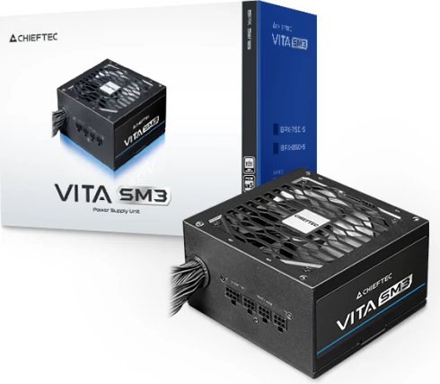 Furnizues rryme (PSU) CHIEFTEC VITA SM3 BPX-750-C 750W ATX 3.1, 80 PLUS Bronze, semi-modular, i zi