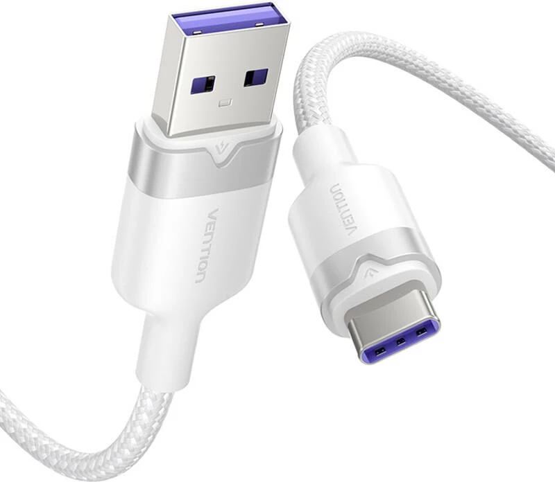 Kabllo USB 2.0 Vention CTOWF, USB-A në USB-C, 1m, e bardhë