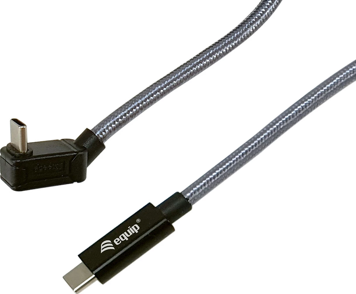 kabllo USB C në C Equip 128423, 3m, 20Gbps, 240W, 4K/60Hz, e argjendtë