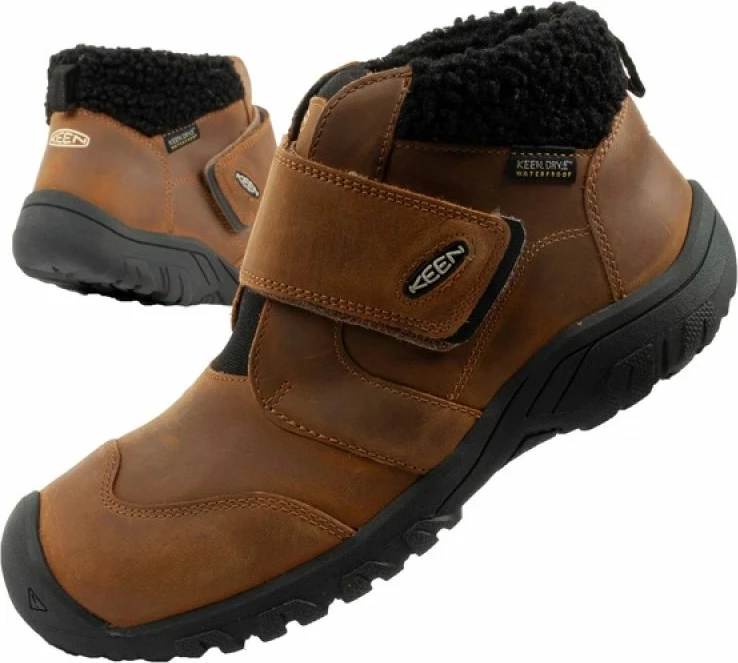 Çizme dimri për fëmijë Keeza Kootenay Waterproof, kafe