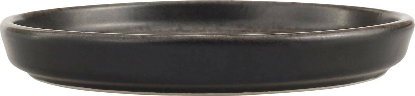 Pjatë Porland Genesis Ironstone Signature Ø300 mm e zezë, set 6 copë