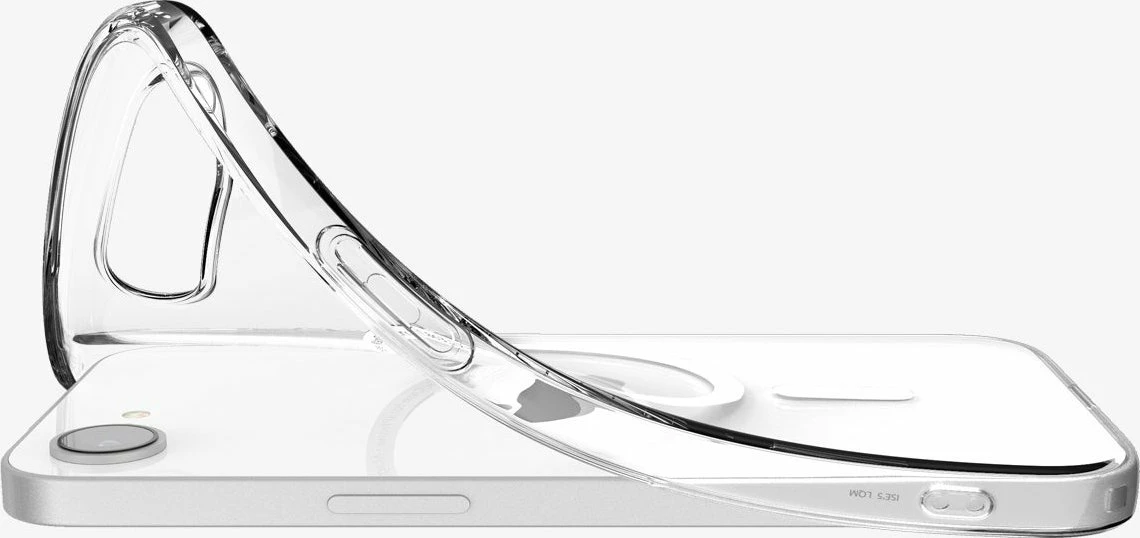Mbështjellës Spigen Liquid Crystal MagSafe për iPhone 16e, TPU, slim, 1 copë, Transparent