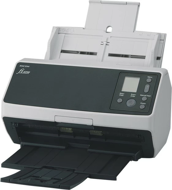 Skaner dokumentesh Fujitsu Ricoh fi-8190, 600x600 DPI, 90ppm, ADF, i zi/gri