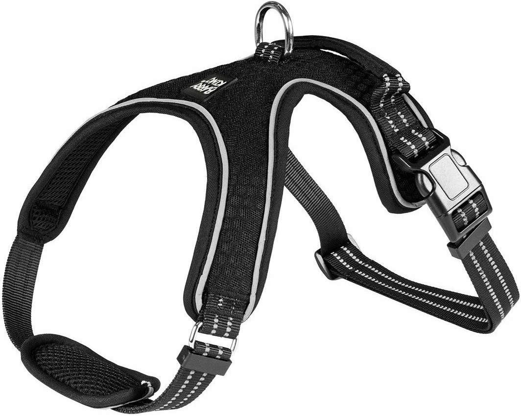 Harne për qen Barry King reflektuese, madhësia XL, e zezë