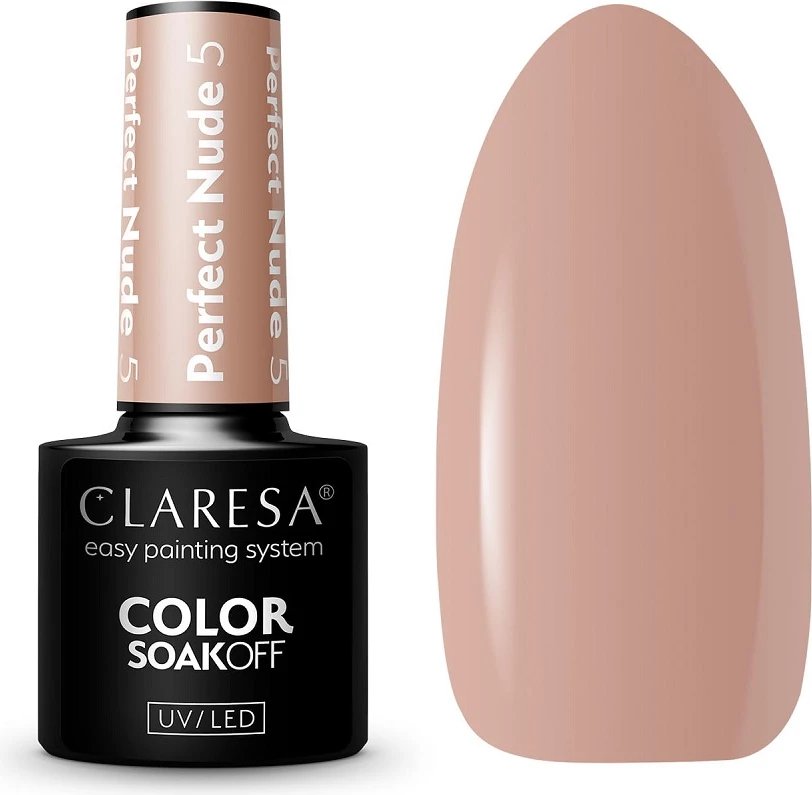 Llak për thonj për femra Claresa Perfect Nude Hybrid, 5g