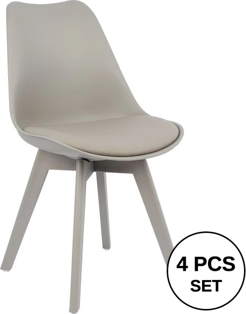 Karrige Vegas FH0033.40 POLYPROPYLENE-PU-GRI 48x56x82, set prej 4 copë