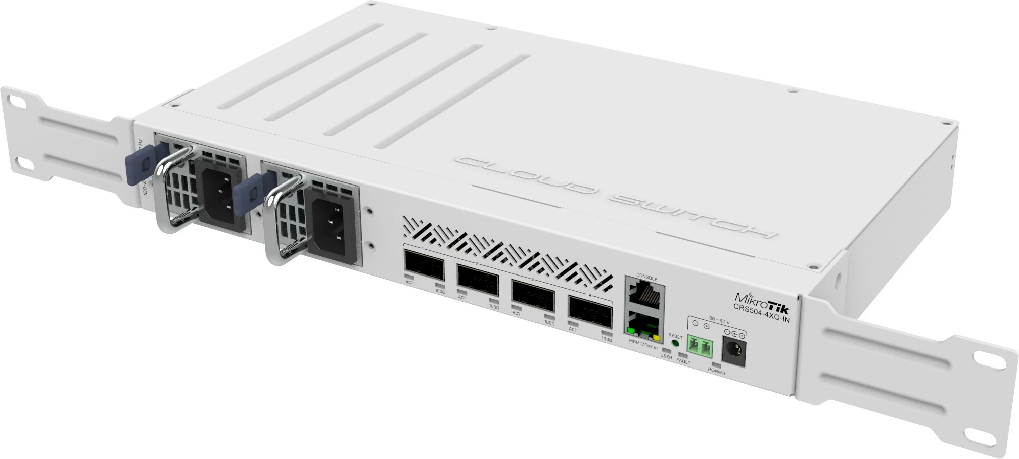 Switch MikroTik CRS504-4XQ-IN, 16P+4, QSFP28