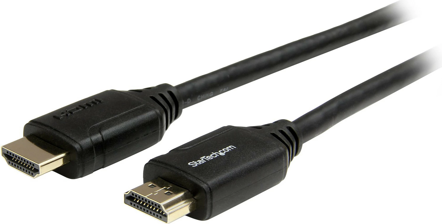 Kabëll HDMI StarTech HDMM2MP, 2m, HDMI 2.0, 4K@60Hz, HDR10, Ethernet, i zi
