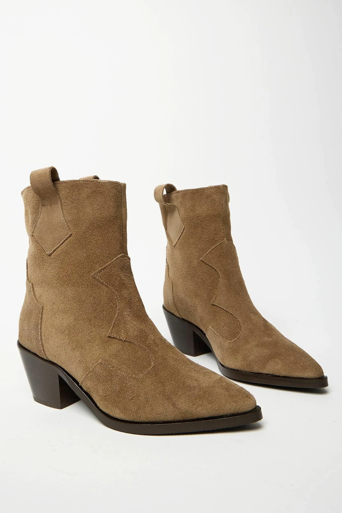 Çizme për gra, lëkurë natyrale, ngjyrë camel, Jumeon MK1345025KR20-002