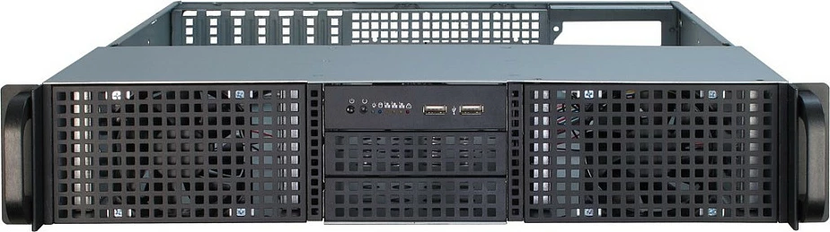 Kasë serveri Inter-Tech IPC 2U-20248, 2U Rack 19", ATX/micro ATX/Mini-ITX, 8x3.5" + 3x2.5", e zezë