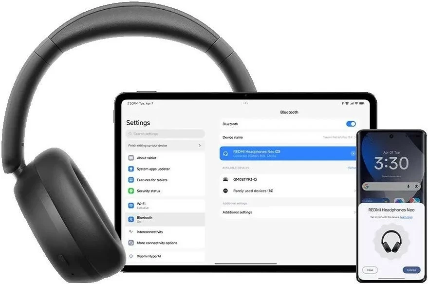 Kufje Xiaomi Redmi Neo, Bluetooth 5.4, ANC, Hi-Res Audio, të zeza