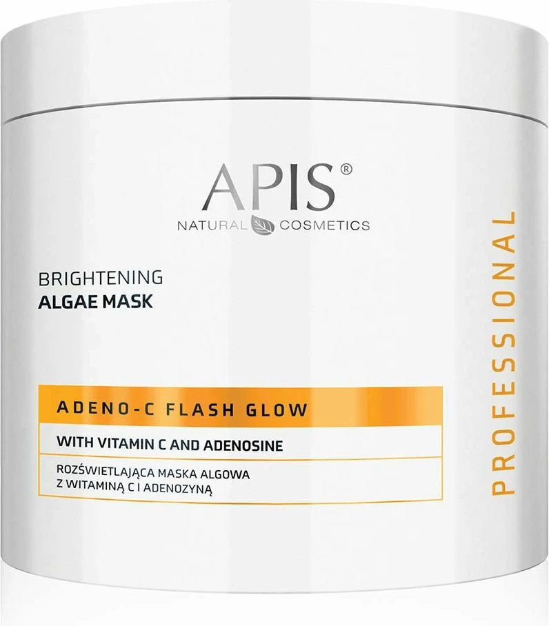 Maskë për fytyrë për femra APIS Adeno-C Flash Glow Illuminating Algae Mask me vitaminë C dhe adenosinë, 200g