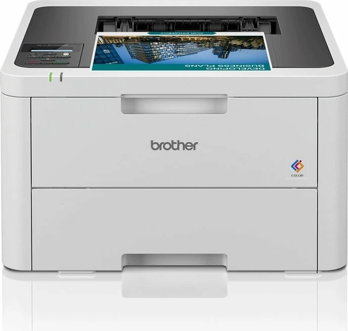 Printer lazer me ngjyra Brother HL-L3220CW (HLL3220CWRE1) A4, 18 ppm, Wi‑Fi 5 GHz, USB, 256 MB, 250 fletë, gri