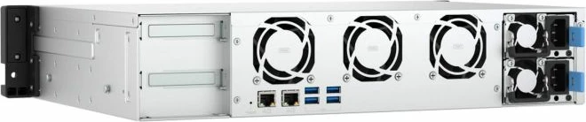 NAS QNAP TS-855EU-RP-8G 8-bay, 8GB RAM, 2x 2.5GbE, 2U rack short-depth, 2x PSU, i zi