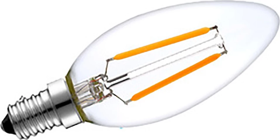 Poq LED E14 2W C35-J dekorativ