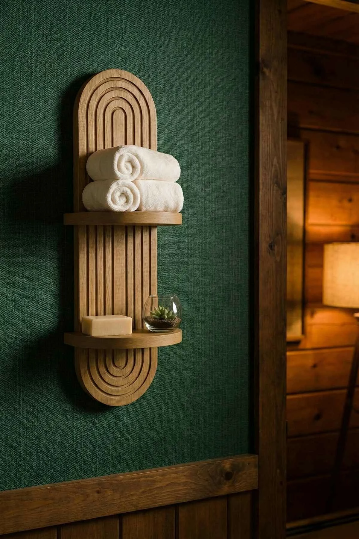 Raft muri, ngjyrë wenge, Skye Decor, Artmtkwll2