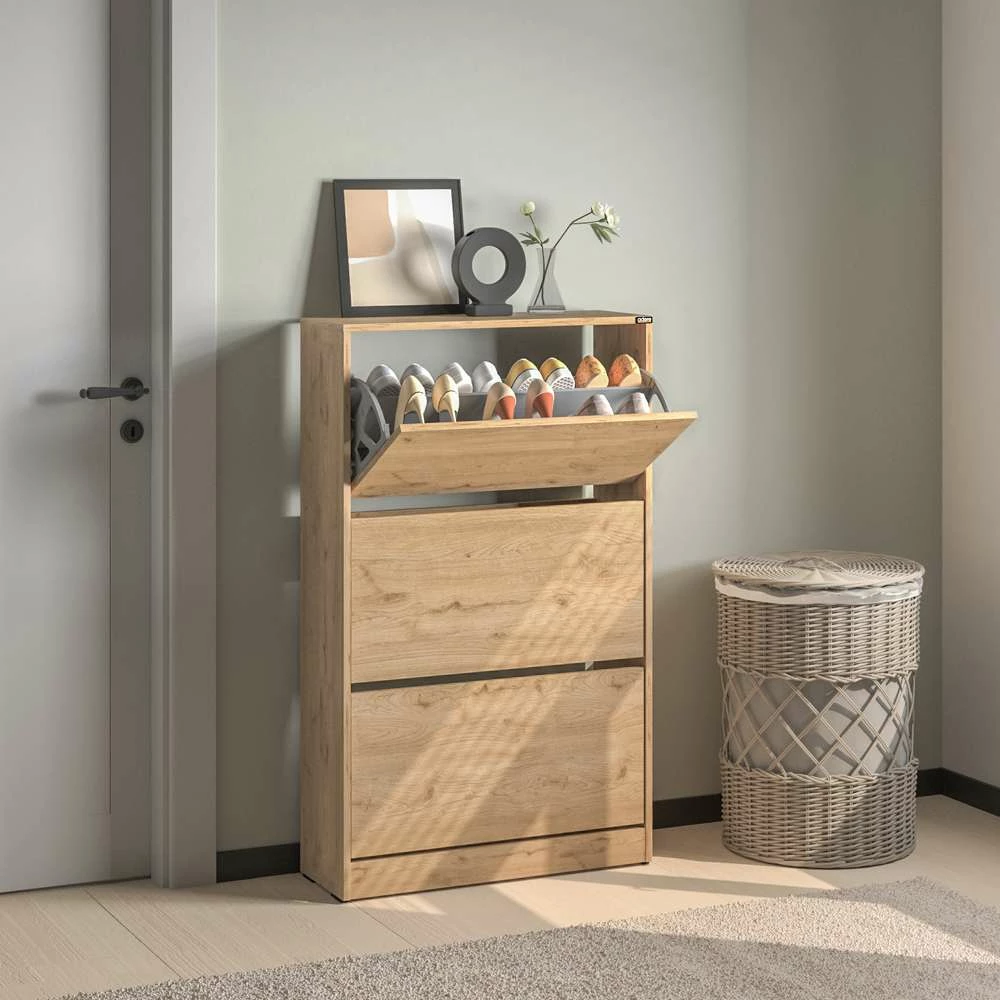 Dollap për këpucë Hanah Home, ngjyrë lisi, Flat