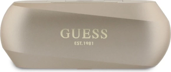 Kufje Bluetooth TWS Guess Elongated Metallic Printed Logo me docking station, Gold