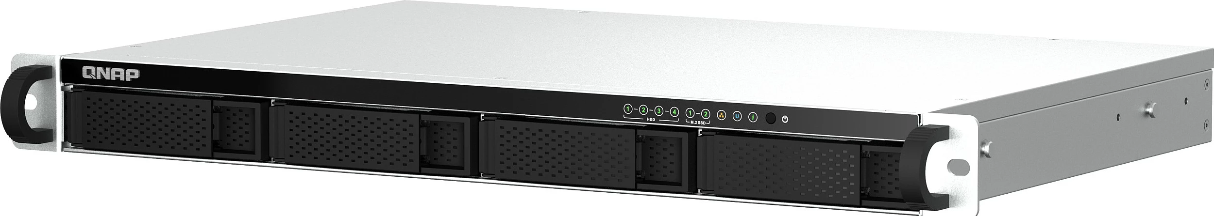 NAS rackmount QNAP TS-464EU-8G, 4 vende, Intel Celeron N5105/N5095, 8GB RAM, 1U