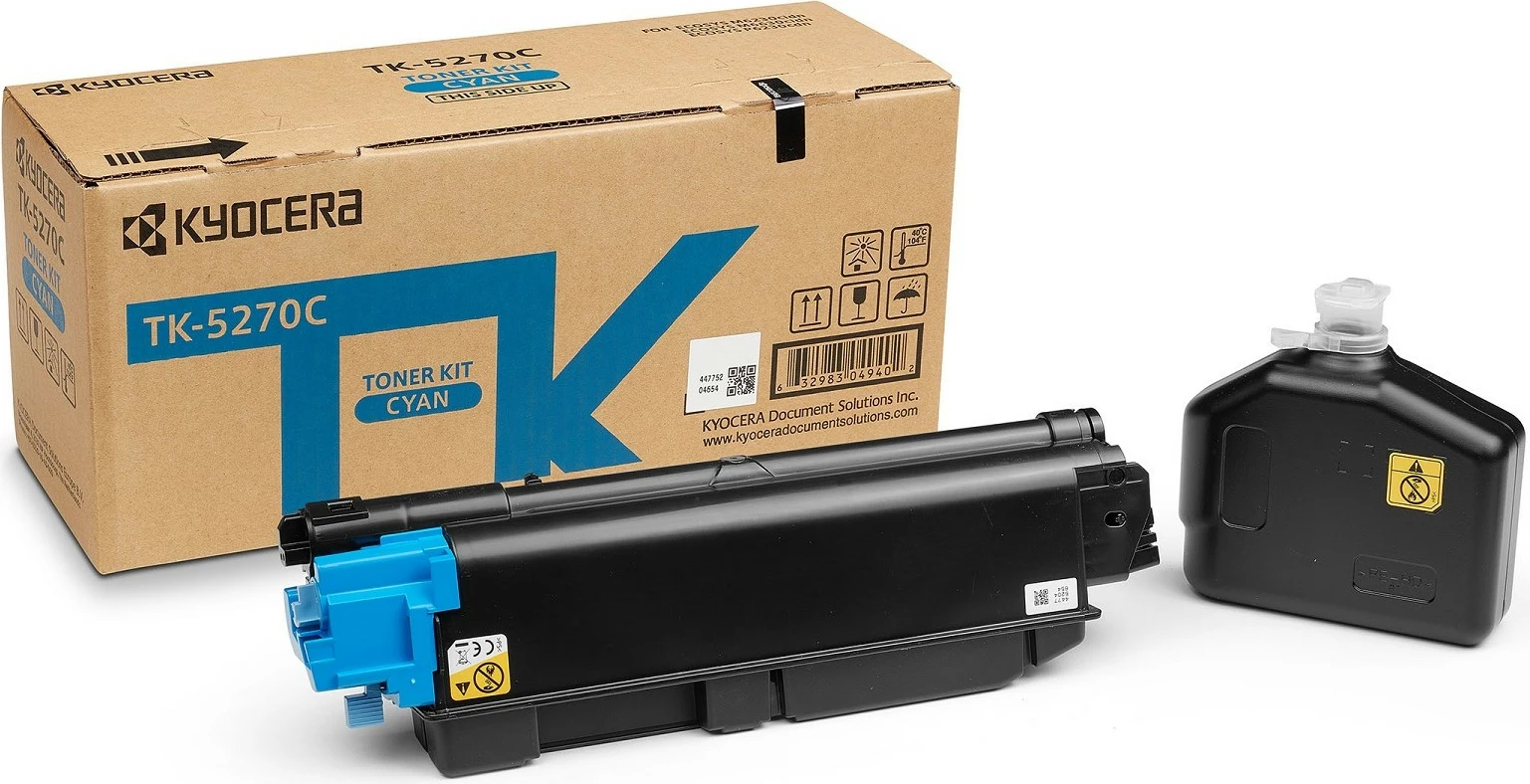 Toner Kyocera TK-5270C, 6000 faqe, Cyan, 1 pc(s)