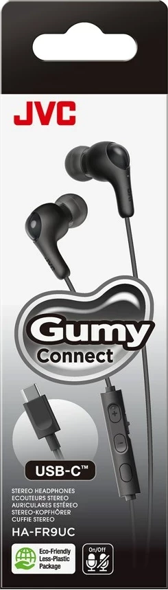 Kufje JVC HA-FR9UCBU in-ear me mikrofon, USB Type-C, e zezë
