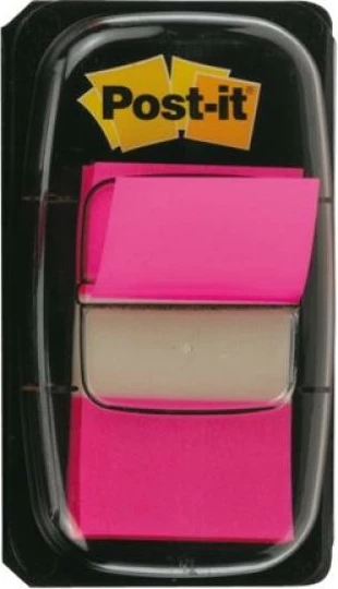 Shiritë indeksues me dispenser, 3M Post-it 680-21, 44-66 fletë, rozë