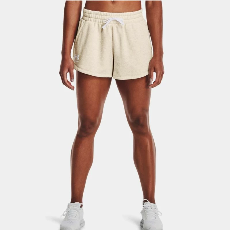 Shorce për femra Under Armour, ngjyrë krem [Madhësia: XS]