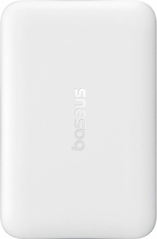 Powerbank Baseus EnerFill FM11 Ultra-Mini 10000mAh 22.5W, karikim magnetik/wireless 15W, USB-C, i bardhë