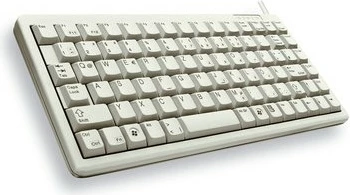 Tastierë Cherry G84-4100LCMFR-0, mini, AZERTY, USB/PS2, gri
