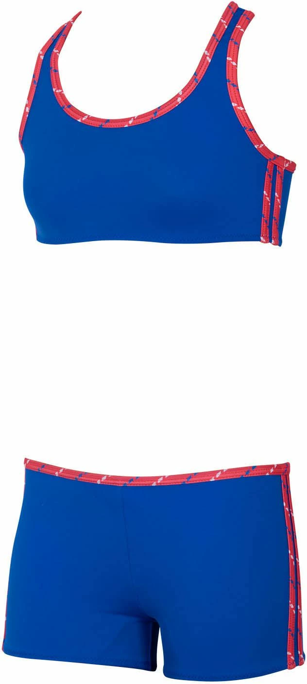 Set bikini dy pjesësh, sport, ngjyrë sax blue, Jumeon