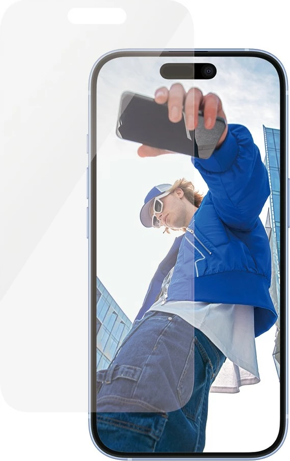 Mbrojtës ekrani PanzerGlass për iPhone 16, Classic Fit, transparent