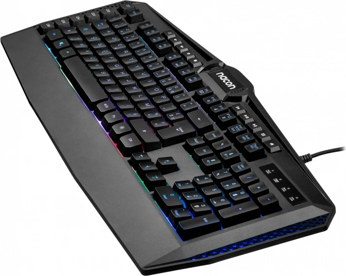 Tastierë gaming Nacon CL-210 UK, wired, full size, membrane, RGB, e zezë