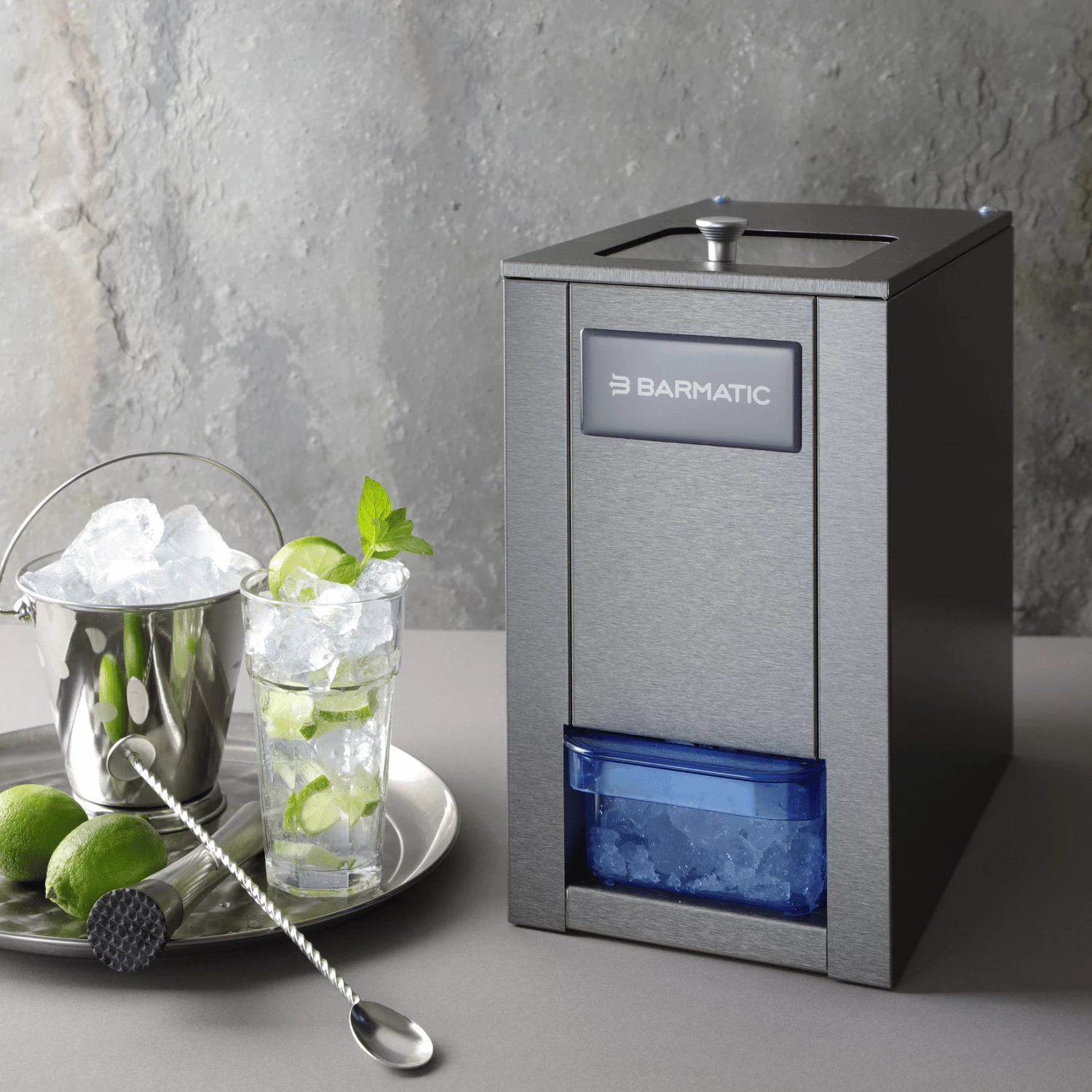 Thyes akulli profesional, Barmatic, 180 kg/orë, 150 W, 320x180x330 mm, gri