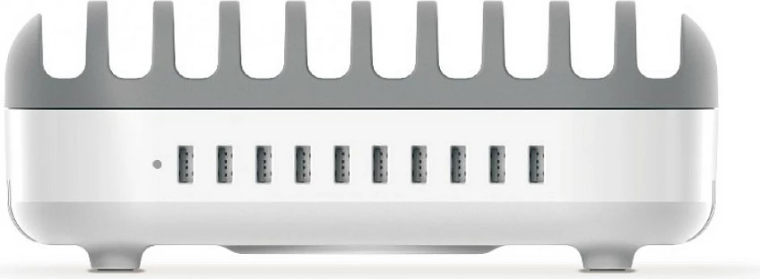 Stacion karikimi USB Compulocks 10 Porta, 120W, 2.4A, prizë EU