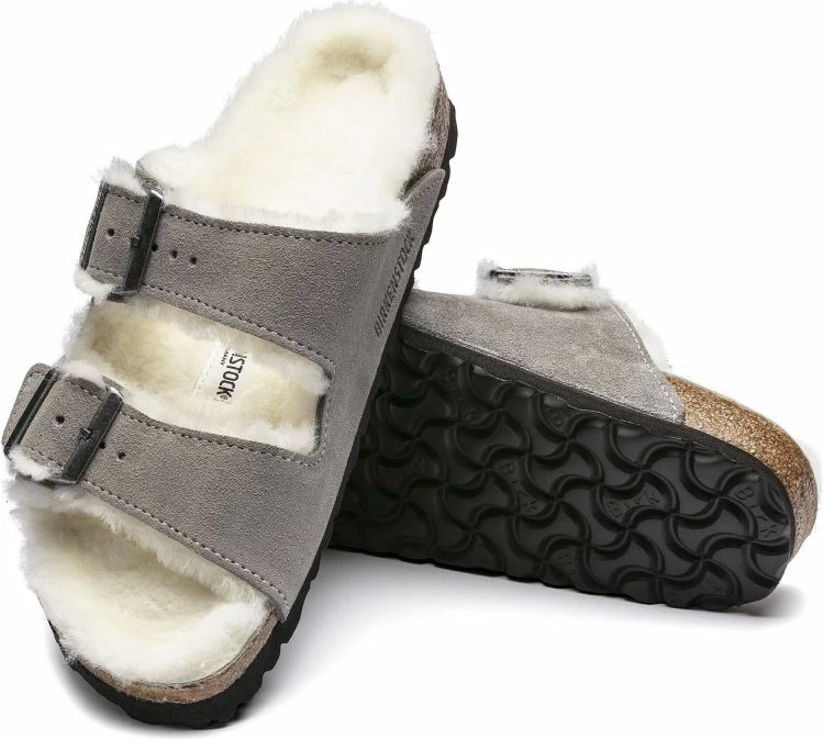 Papuqe Birkenstock unisex, të hirtë [Madhësia: 45]