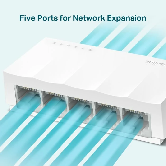 Switch TP-LINK LS1005, 5-port 10/100Mbps, i bardhë