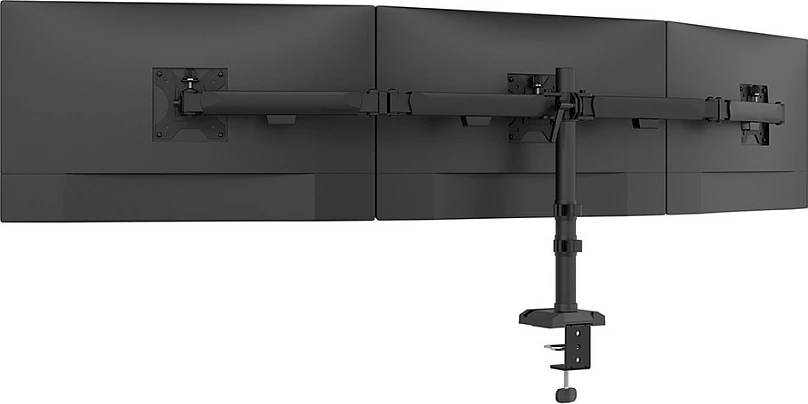 Krah monitorësh Neomounts NERO DS60-600BL3, për 3 monitorë 10-27", VESA 75x75/100x100, e zezë