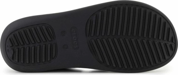 Sandale flip-flop për femra Crocs Getaway Triangle Flip, të zeza