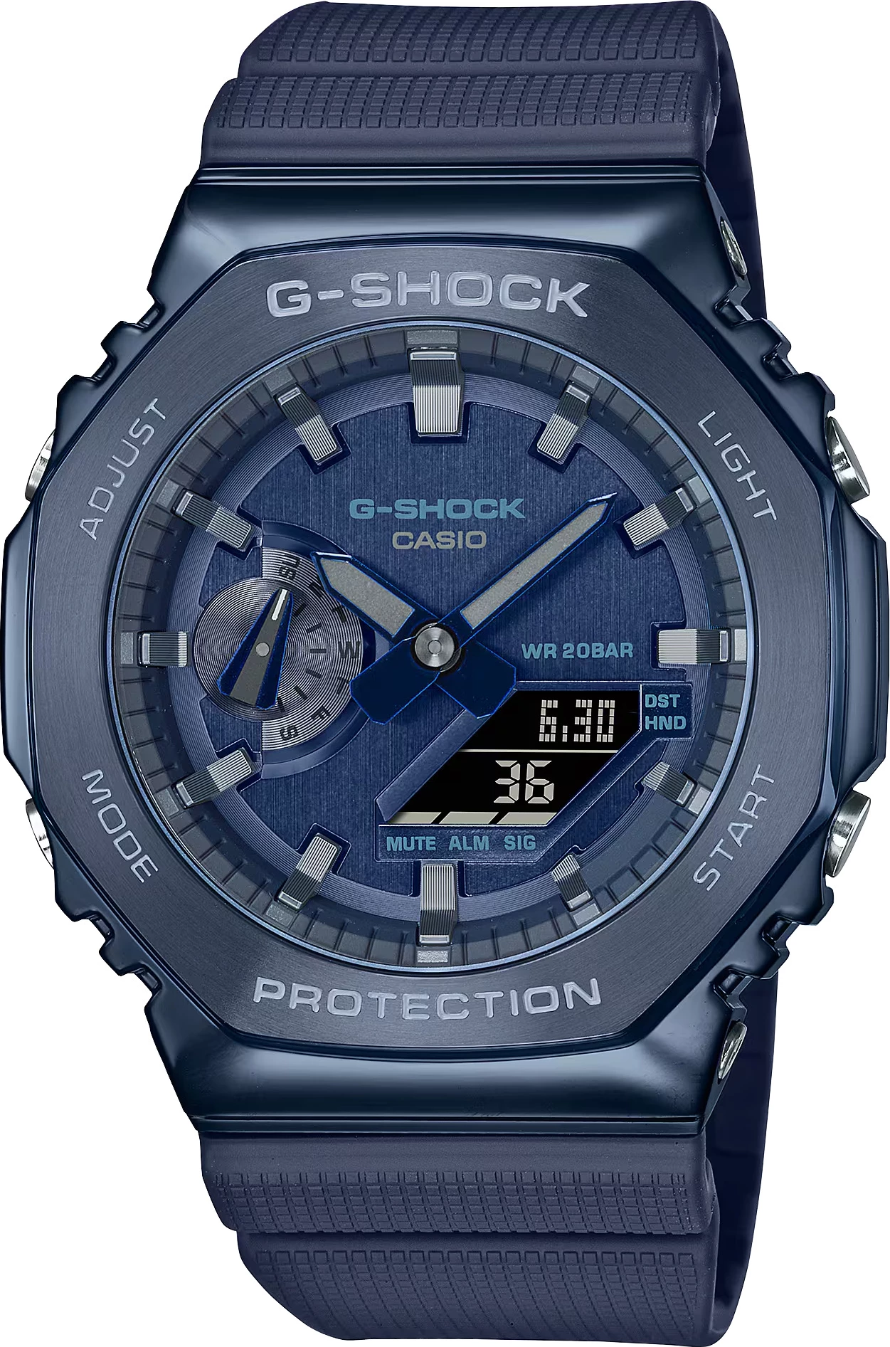 Orë dore G-SHOCK GM-2100N-2A, e kaltër